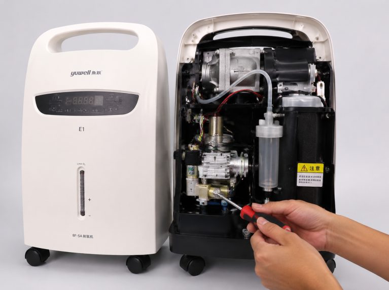 遂宁鱼跃制氧机E1/E2/E3/E4故障代码维修